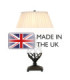 Belfry 1 Light Table Lamp Black E27-4