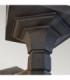 Chapel 1 Light Outdoor Wall Lantern Light Black IP44 E27-3