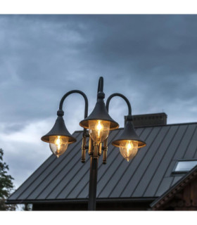 Firenze Outdoor Triple Lamp Post E27-2