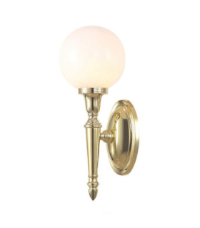 Dryden 1 Light Bathroom Wall Light Polished Brass IP44 G9-1