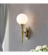 Dryden 1 Light Bathroom Wall Light Polished Brass IP44 G9-2