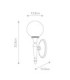 Dryden 1 Light Bathroom Wall Light Polished Brass IP44 G9-3