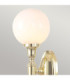 Dryden 1 Light Bathroom Wall Light Polished Brass IP44 G9-4