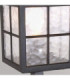 Winchester 1 Light Outdoor Pedestal Lantern Black IP43 E27-4