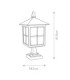 Winchester 1 Light Outdoor Pedestal Lantern Black IP43 E27-5