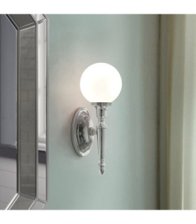 Dryden 1 Light Bathroom Wall Light Polished Chrome IP44 G9-2
