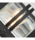 Bern 1 Light Outdoor Flush Wall Light Black IP65 E27-3