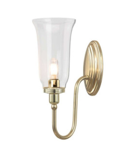 Blake 1 Light Bathroom Wall Light Polished Brass IP44 G9-1