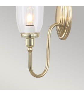 Blake 1 Light Bathroom Wall Light Polished Brass IP44 G9-2