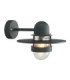 Bergen 1 Light Outdoor Fisherman Dome Wall Lantern Light Black IP55 E27-1