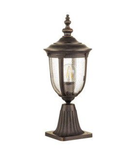 Cleveland Outdoor Pedestal Light Weathered Bronze IP44-1