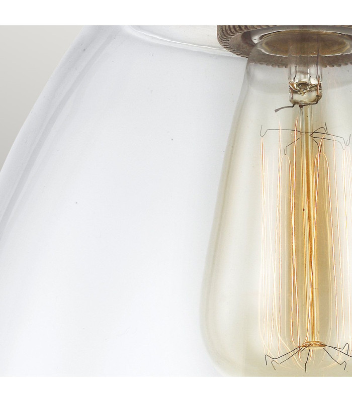 Matrimonio 1 Light Dome Pendant Driftwood-3