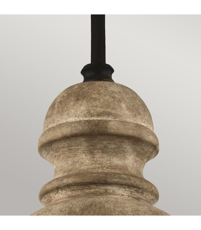 Matrimonio 1 Light Dome Pendant Driftwood-4