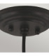 Matrimonio 1 Light Dome Pendant Driftwood-5