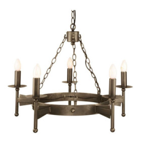 Cromwell 5 Light Chandelier Old Bronze Finish E14-1
