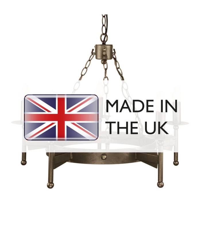 Cromwell 5 Light Chandelier Old Bronze Finish E14-4