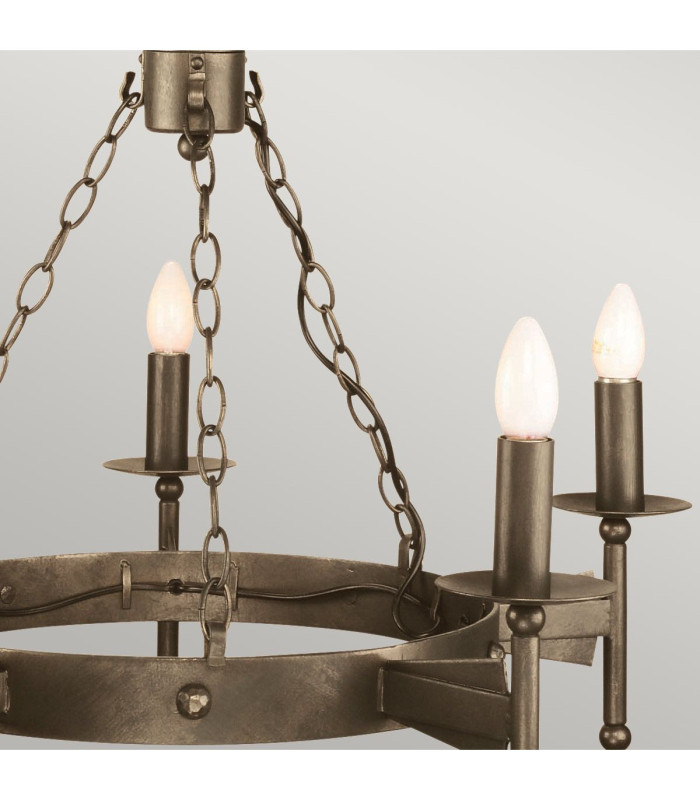 Cromwell 5 Light Chandelier Old Bronze Finish E14-5