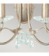 Christina 2 Light Indoor Candle Wall Light Silver Gold E14-2