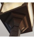 Chapel 2 Light Twin Outdoor Post Lantern Black IP44 E27-2