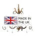 Amarilli Chandelier 3 Light Bronze Gold Floral Leaves Design  E14-4