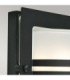 Bern 1 Light Outdoor Frosted Wall Light Black IP65 E27-2