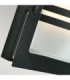 Bern 1 Light Outdoor Frosted Wall Light Black IP65 E27-4