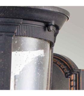 Cleveland Outdoor Wall Lantern Weathered Bronze IP44-2