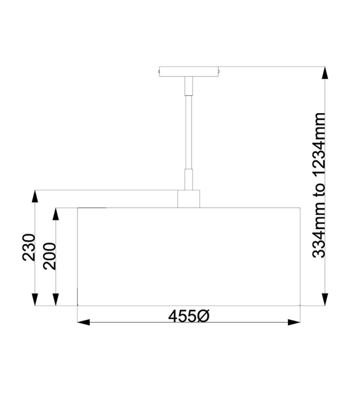 Balance 1 Light Round Ceiling Pendant Brown Brass E27-3