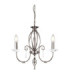 Aegean Chandelier 3 Light Polished Nickel Finish E14-1