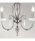 Aegean Chandelier 3 Light Polished Nickel Finish E14-3