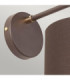Balance 1 Light Indoor Dome Wall Light Brown Polished Brass E27-3