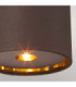 Balance 1 Light Indoor Dome Wall Light Brown Polished Brass E27-5
