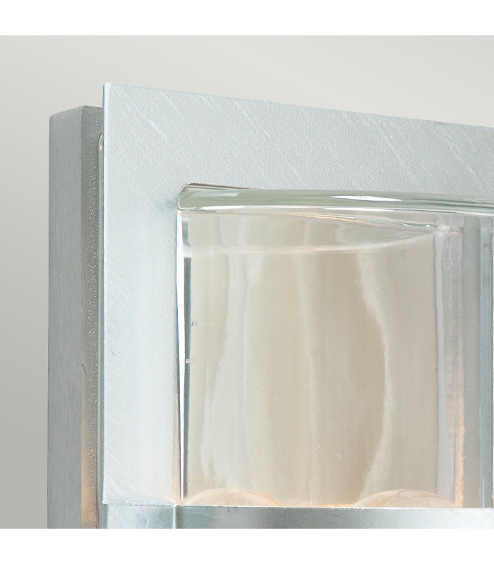 Basel 1 Light Outdoor Flush Wall Light Galvanised IP54 E27-5