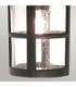Hereford 1 Light Outdoor Wall Lantern Light Black IP43 E27-3