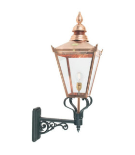 Chelsea 1 Light Outdoor Wall Lantern Light Copper IP44 E27-1