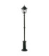 Chapel 1 Light Outdoor Lamp Post Black IP44 E27-1