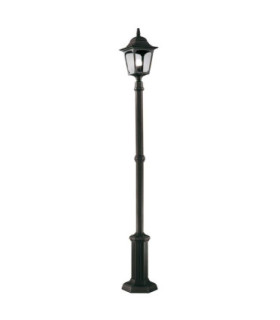 Chapel 1 Light Outdoor Lamp Post Black IP44 E27-1