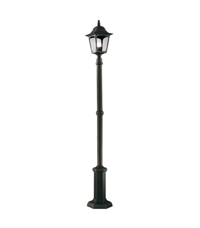 Chapel 1 Light Outdoor Lamp Post Black IP44 E27-1