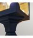 Chapel 1 Light Outdoor Lamp Post Black IP44 E27-5
