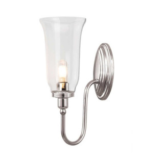Blake 1 Light Bathroom Wall Light Polished Nickel IP44 G9-1