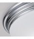 Brompton LED Bathroom Flush Mount Ceiling Light Polished Chrome IP44-2