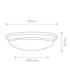 Brompton LED Bathroom Flush Mount Ceiling Light Polished Chrome IP44-6