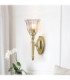 Dryden 1 Light Bathroom Wall Light Polished Brass IP44 G9-2