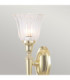 Dryden 1 Light Bathroom Wall Light Polished Brass IP44 G9-4