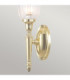 Dryden 1 Light Bathroom Wall Light Polished Brass IP44 G9-5