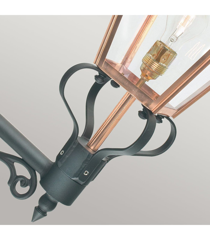 Chelsea 1 Light Outdoor Wall Lantern Light Copper IP44 E27-3