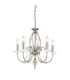 Aegean 5 Light Chandelier Polished Nickel Finish E14-1