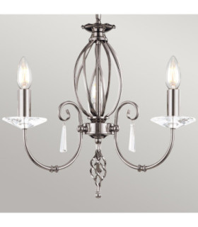 Aegean 5 Light Chandelier Polished Nickel Finish E14-2