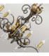 Amarilli 5 Light Chandelier Bronze Gold Floral Leaves Design  E14-5