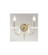 Aegean 2 Light Indoor Candle Wall Light Polished Brass E14-3